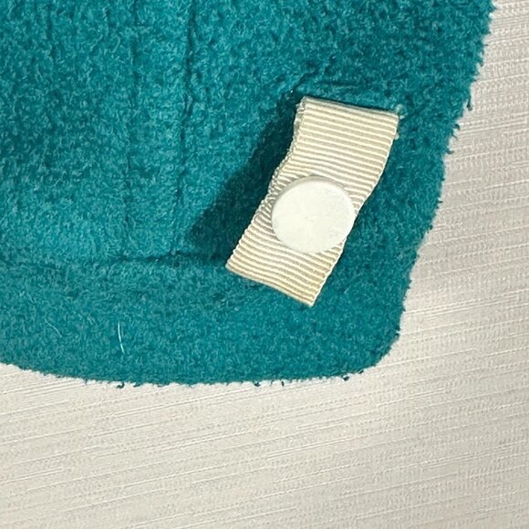 The North Face Jacket Womens Small Teal Fleece Full Zip Logo Zip Pockets - Picture 6 of 9